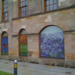 Port Glasgow library windows