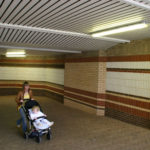 Site of the New Tiled Mural Before