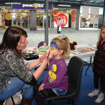 We helped run a series of community events